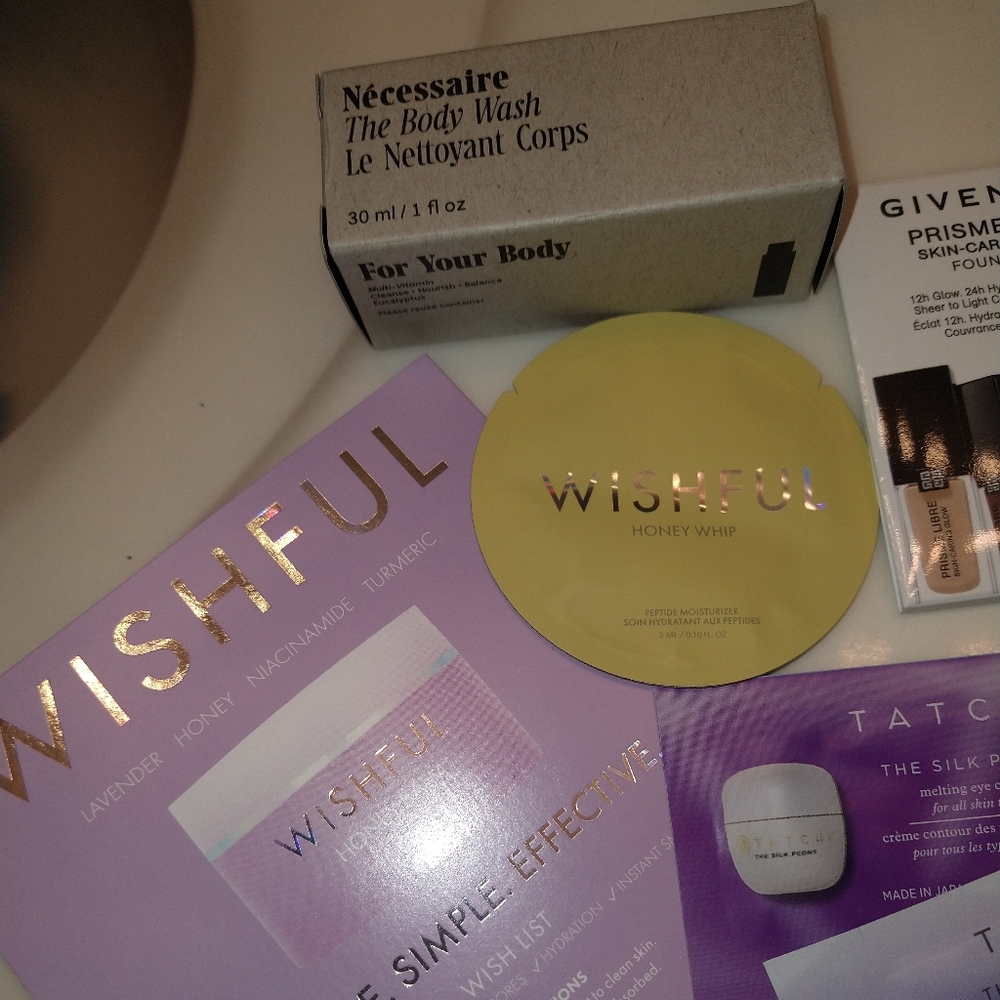 8 Piece Beauty Bundle of Tatcha, Wishful, Necessaire, Givenchy etc.. - Picture 2 of 7